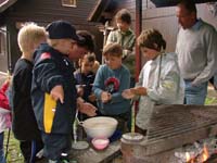 Stockbrot backen